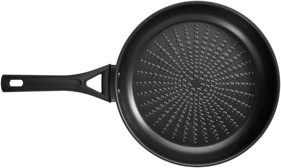 Pyrex Expert Bratpfanne , Stahl INOX _ andere Spülschwamm, Schwarz und Grau, 20 cm, 20 cm