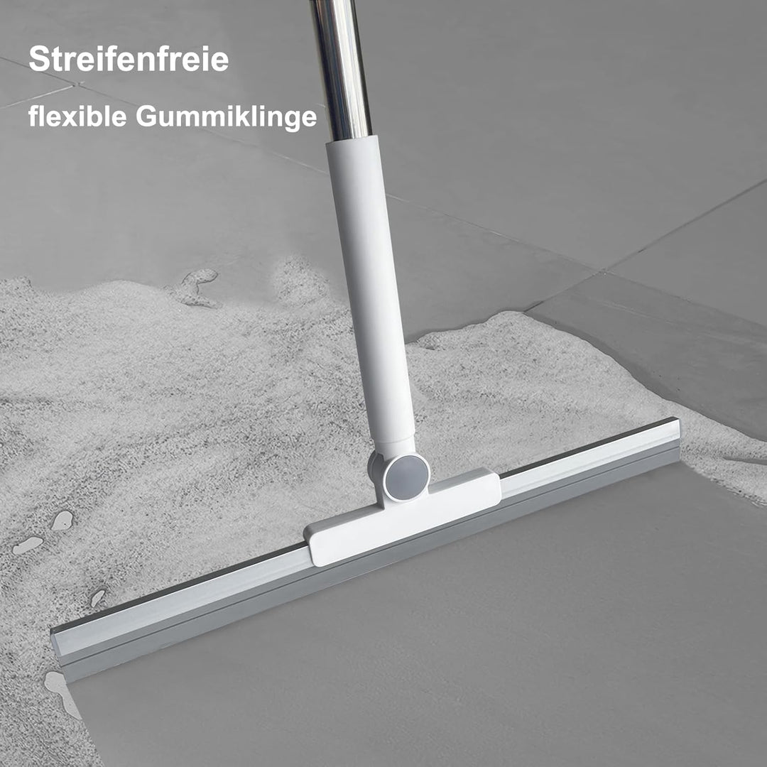 Duschabzieher, Gummilippe Abzieher Dusche Boden, 133cm Segmentiertes Design, Entfernt Wasser, Tierha