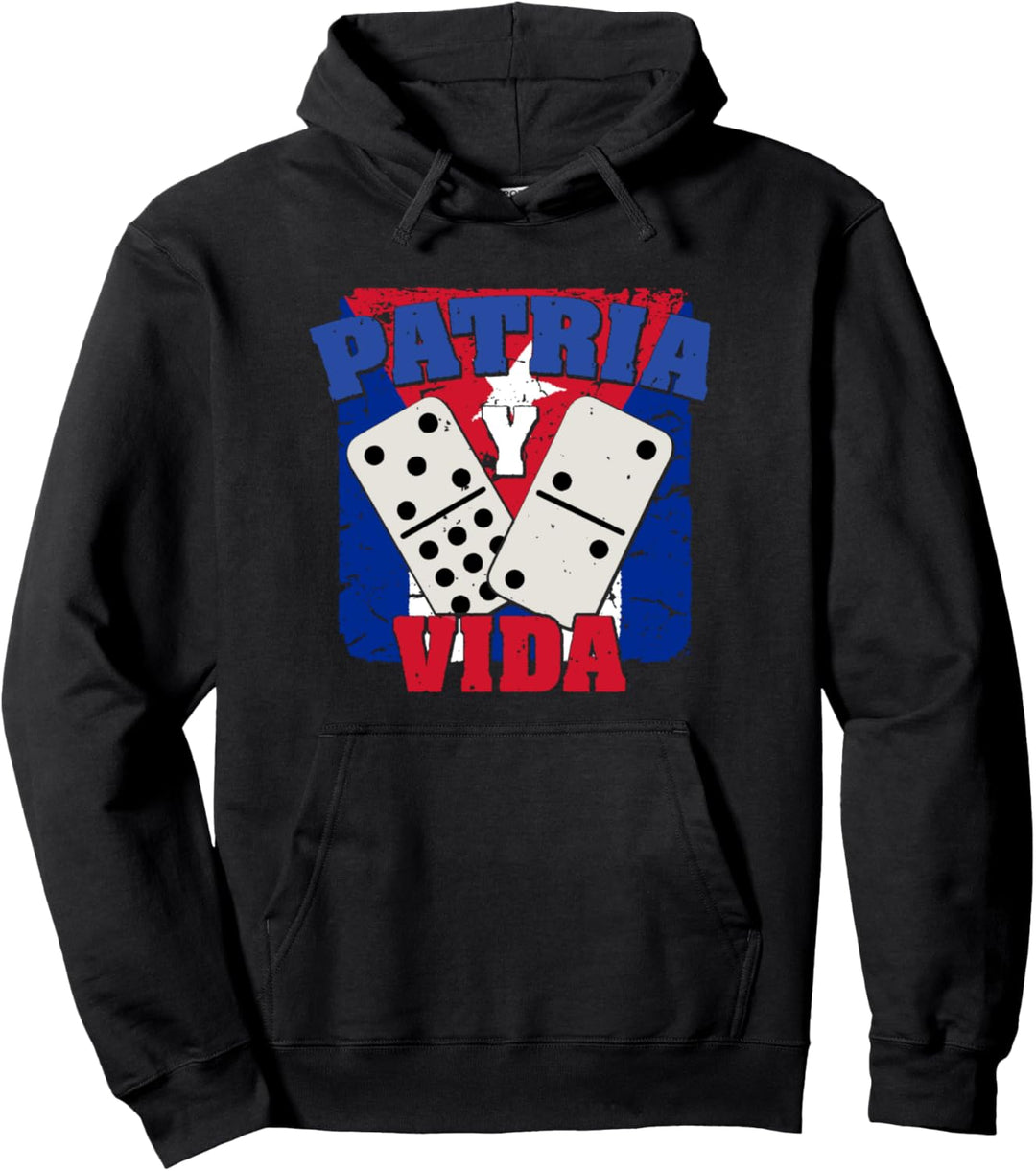 Patria Y Vida Flag Cuba Cuban Freedom Cuba Libre Se Acabo Pullover Hoodie