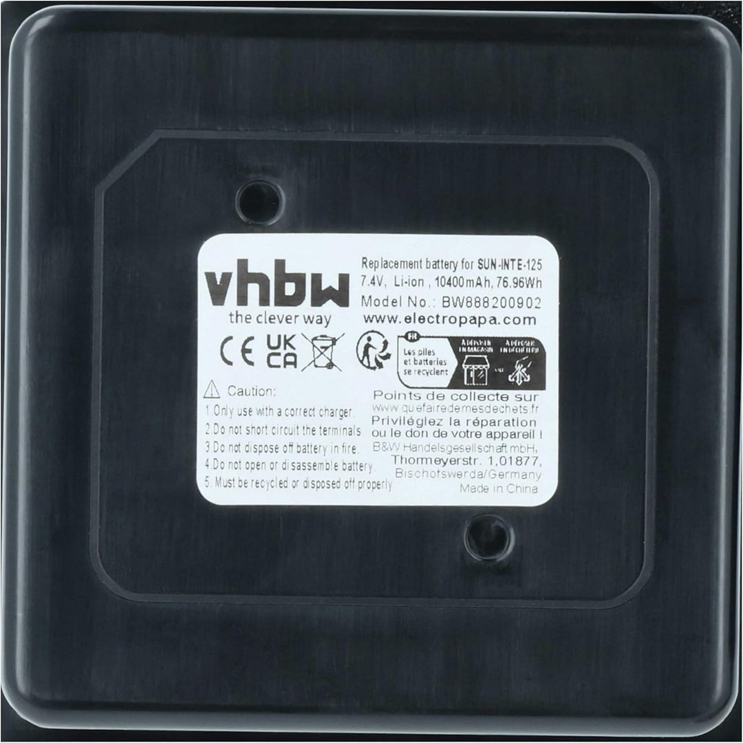 vhbw Akku Ersatz für JBL 2INR19/66/4, GSP-ICR2S4P-PB350A, SUN-INTE-125, GSP-2S4P-PB350B für Lautspre