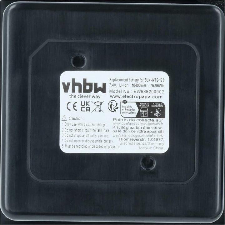 vhbw Akku Ersatz für JBL 2INR19/66/4, GSP-ICR2S4P-PB350A, SUN-INTE-125, GSP-2S4P-PB350B für Lautspre