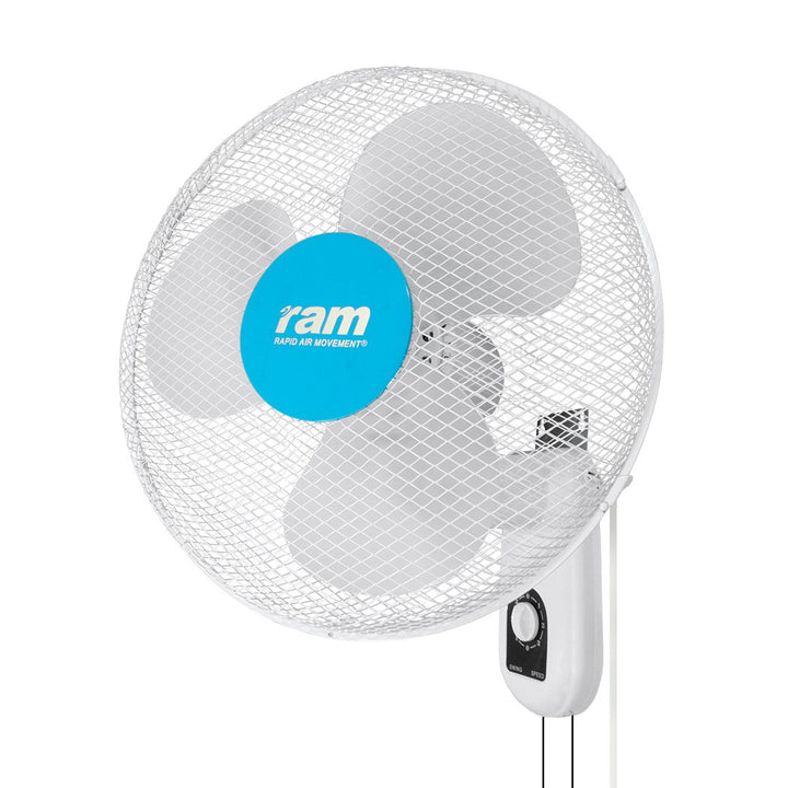 RAM Wandventilator 400 mm, 44 x 19 x 44 cm, weiss,