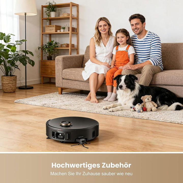 20 Stück Zubehör für Mova Z60 / Z70 Ultra Roller Saugroboter | Ersatzteil mit 2 Hauptbürste 2 Wischr
