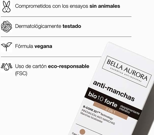 BIO 10 FORTE 3 en 1 corrector local SPF50 10 ml