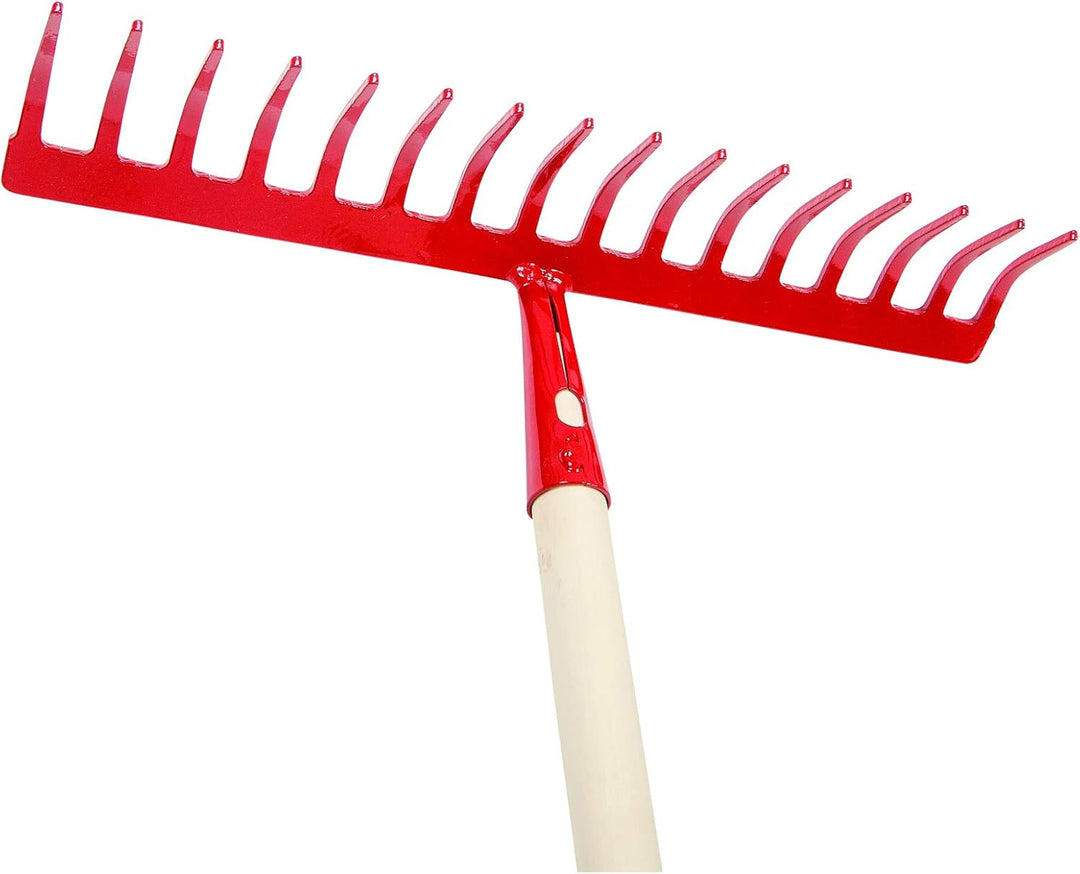 Gartenset: Frankfurter Schaufel und Gartenrechen, Stahl & Espe, 130cm und 150cm von SHW-FIRE