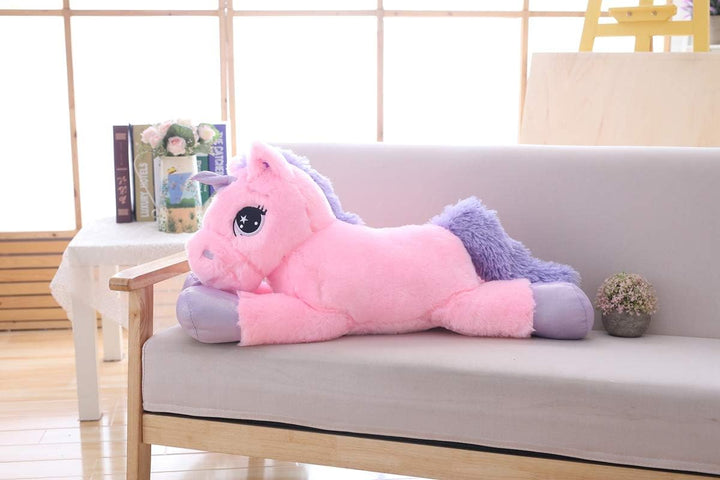 Yeqivo Riesen Einhorn Spielzeug Plüsch Grosses Regenbogen Lila Einhorn Kuscheltier Schöne Einhorn Ge