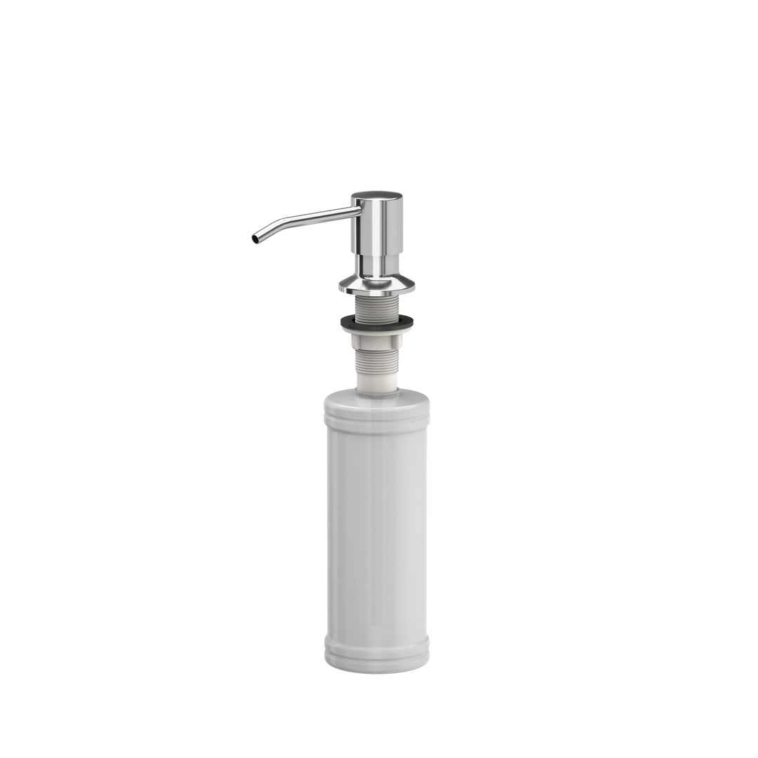 QUADRON Seifenspender Chrom 350ml Spülmittelspender, Metall Nachfüllbarer Soap Dispenser, Spender Ge