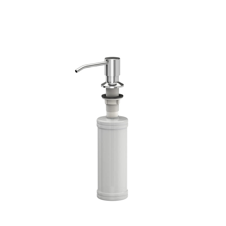 QUADRON Seifenspender Chrom 350ml Spülmittelspender, Metall Nachfüllbarer Soap Dispenser, Spender Ge