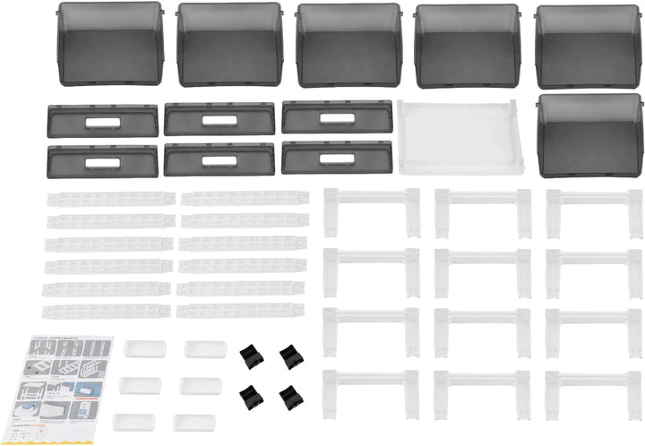 Kunststoff Rollcontainer, Rollwagen mit Schubladen, Schubladenturm für Schlafzimmer, Wohnzimmer, Arb