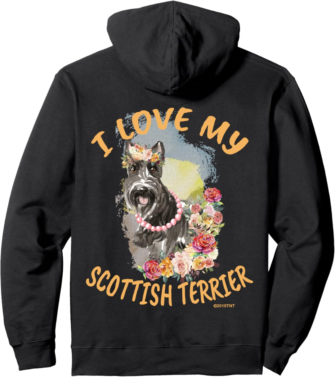 Scottish Terrier Dog I Love My Scottish Terrier Pullover Hoodie