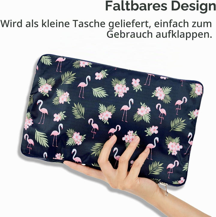 Arxus Grosse Faltbare Reisetasche Tragen Sie die Reisetasche am Wochenende über dem Gepäck mit Schul