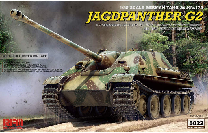 RYE FIELD MODEL RFM5022 RYEFIELD Models 5022 1/35 Jagdpanther G2 w/Full Interior KIT