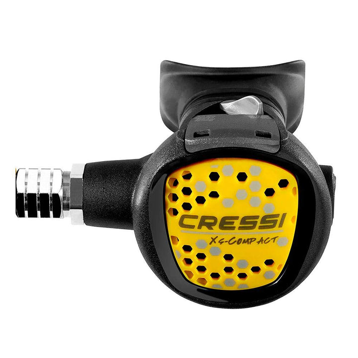 Cressi Octopus zum Tauchen - Premium Octopus mit gelber Röhre Compact, Compact