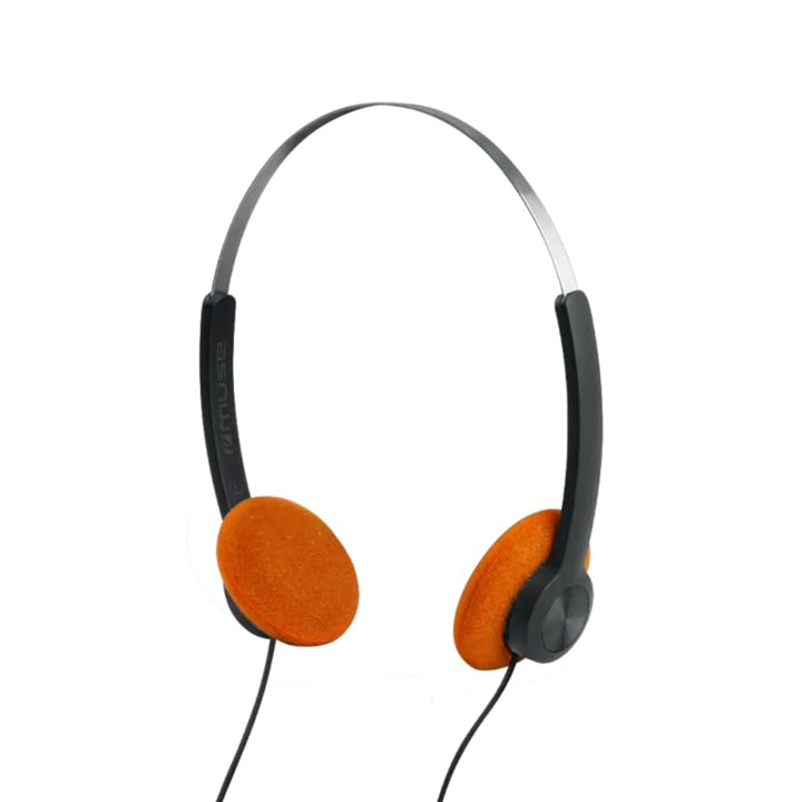 MUSE M-206 CF Stereo-Kopfhörer | 3,5 mm Klinke mit USB-C-Adapter | Leichtes Design mit verstellbarem