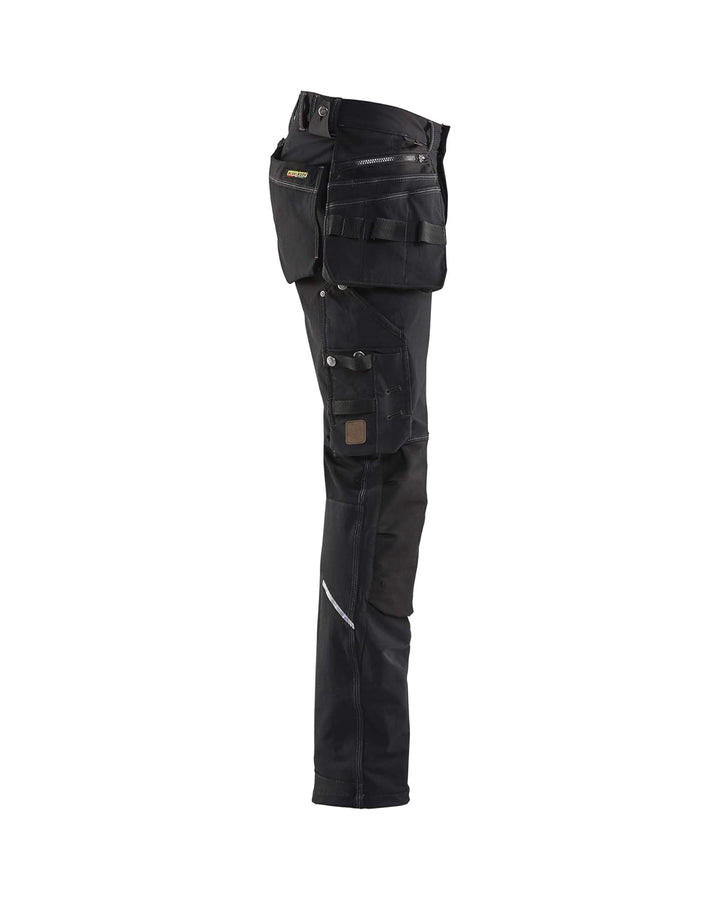 Blaklader 199816448699C148 X1900 Handwerker Arbeitshose 4-Wege-Stretch, Dunkel Marineblau/Schwarz, G