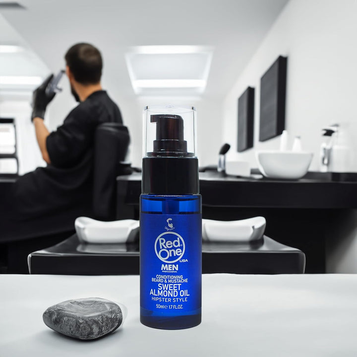RedOne Conditioning Beard & Mustache Sweet Almond Oil 50ml RedOne Bartöl Mandelöl Bartpflege, Almond