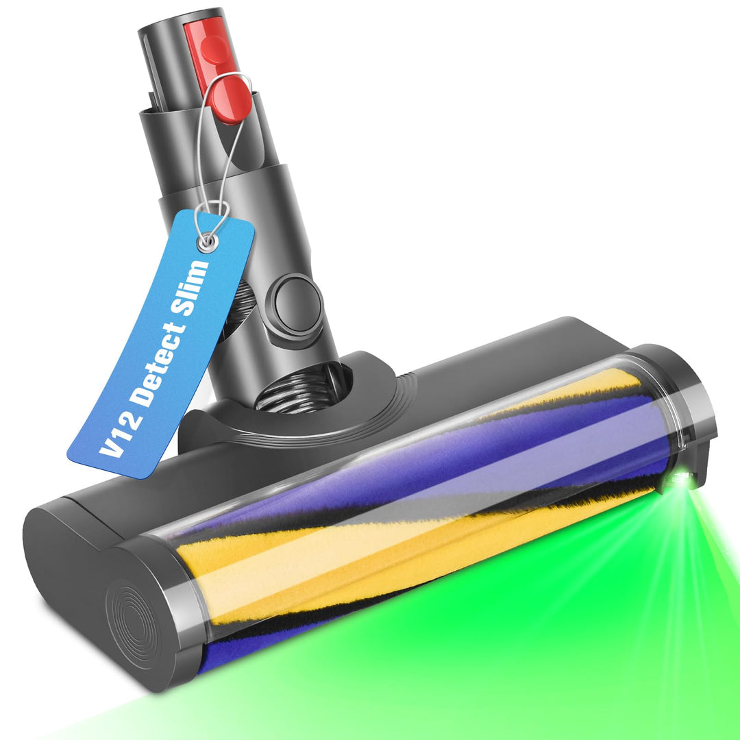 RUKHOOL LED Bürste Bodendüse für Dyson V12 Detect Slim Ersatzteile Ersatzbürste Staubsauger Zubehör