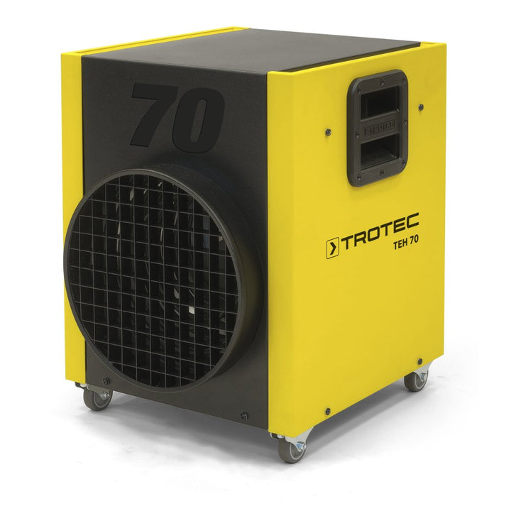 TROTEC TEH 70 Elektroheizer, Bauheizer mit 12 kW, widerstandsfähiger Schutzlackierung, extrem wartun