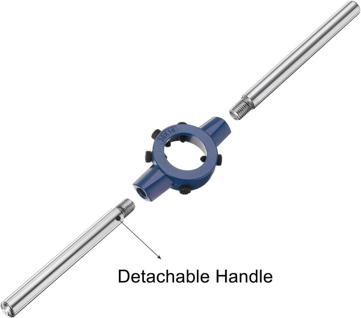 QUARKZMAN Schneideisenhalter Gewindeschneider Rundschneideisen 38mm(1.5") Einstellbarer Gewindeschne