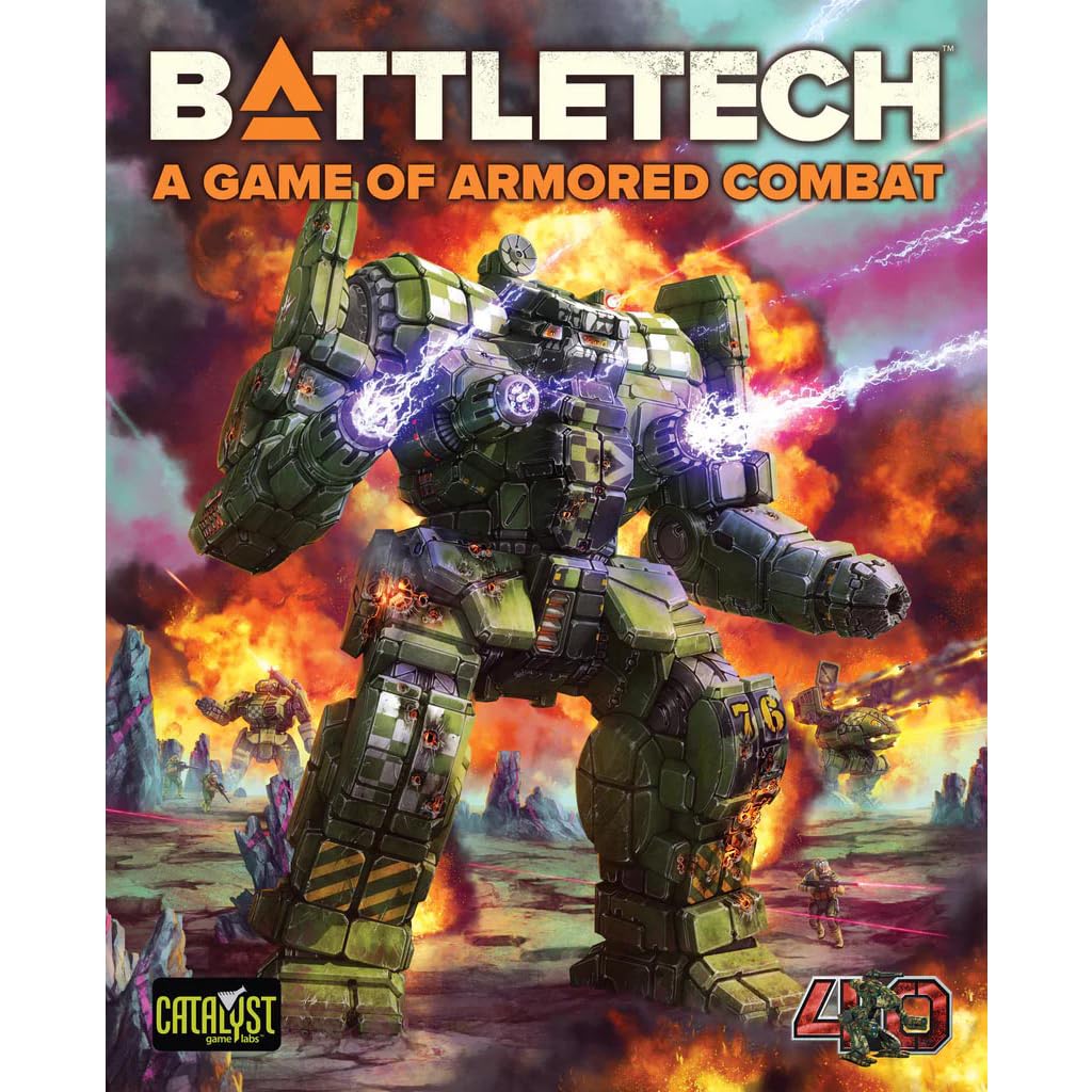 BattleTech Game of Armored Combat 40th Anniversary by Catalyst Game Labs, Strategie-Brettspiel, für