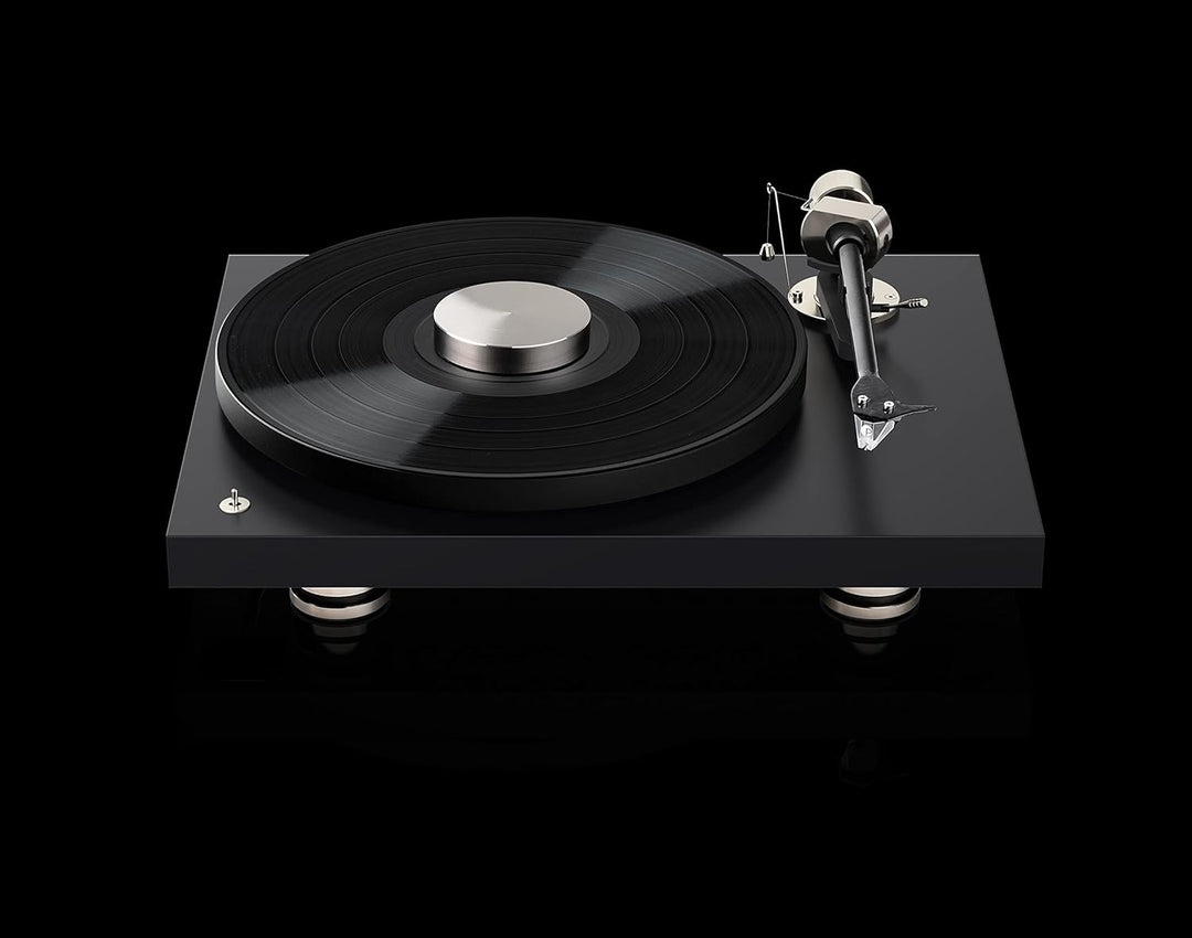 Pro-Ject Record Puck PRO, Modernes Schallplattengewicht mit Nickel-Finish, Klangverbesserung für all