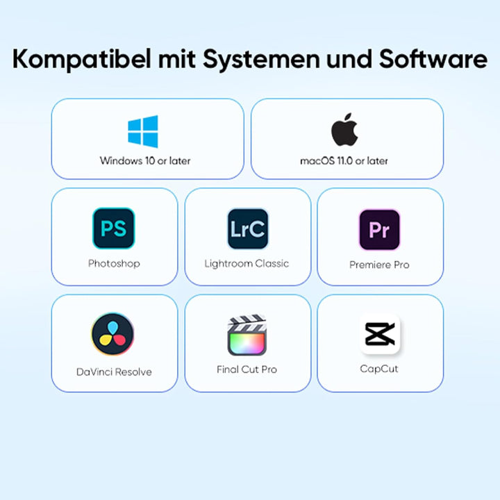 XPPen Pilot Pro Kreativ-Konsole, Pro Bluetooth-Controller für Grafikdesign, Video- und Fotobearbeitu