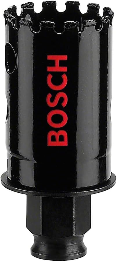 Bosch Professional 1x Diamant-Lochsäge Diamond for Hard Ceramics (für Fliesen, Stein, Ø 32 mm, Zubeh