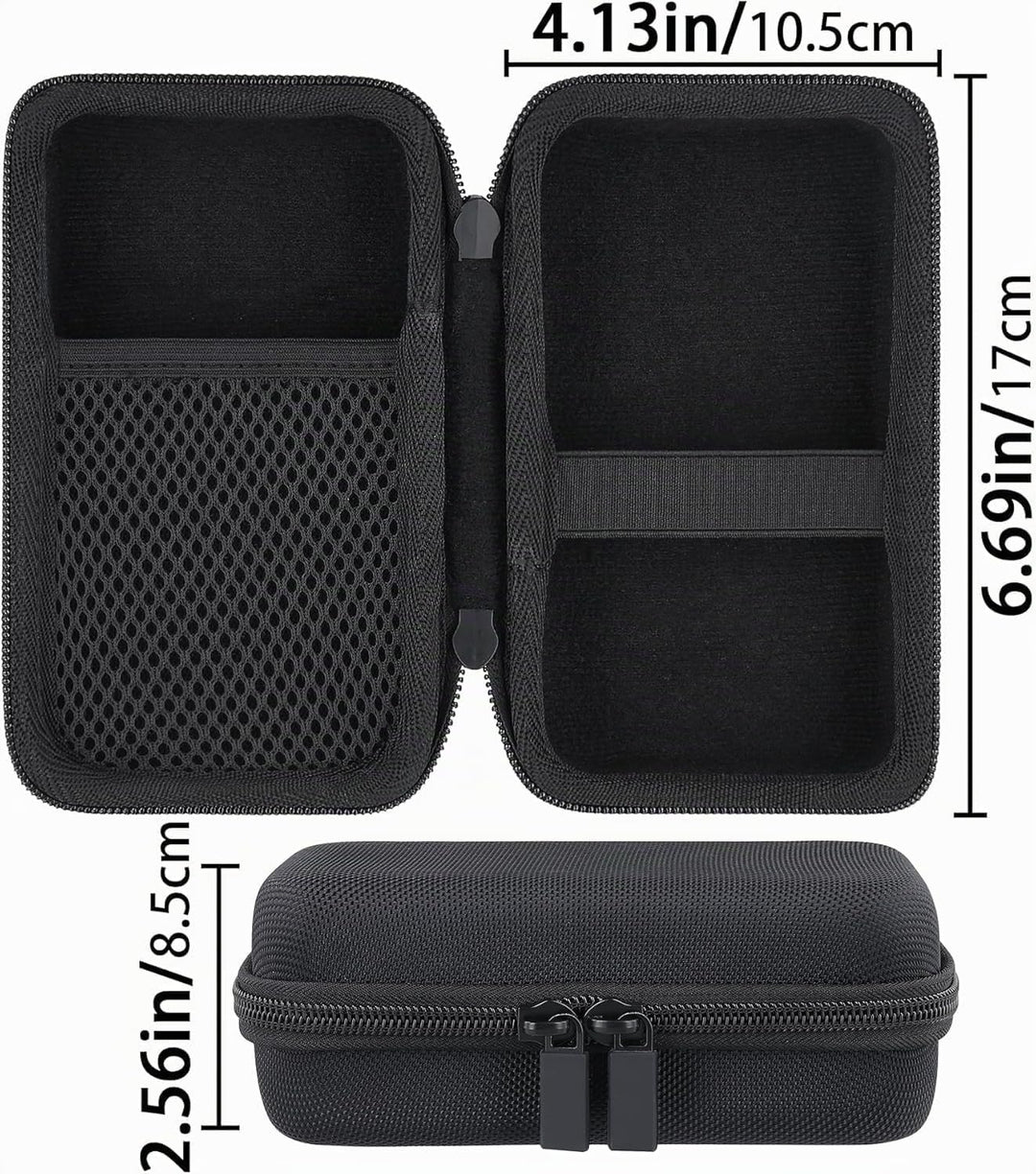 co2CREA Hart Reise Schutz Hülle Etui Tasche für Zoom R4 MultiTrak mobiler 4-Spur-Recorder, Nur Hülle