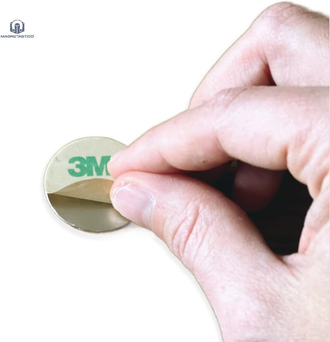 Magnetastico® | 20 Stück Selbstklebende Neodym Magnete N52 Scheibe 30x1 mm | Starke Klebemagnete mit