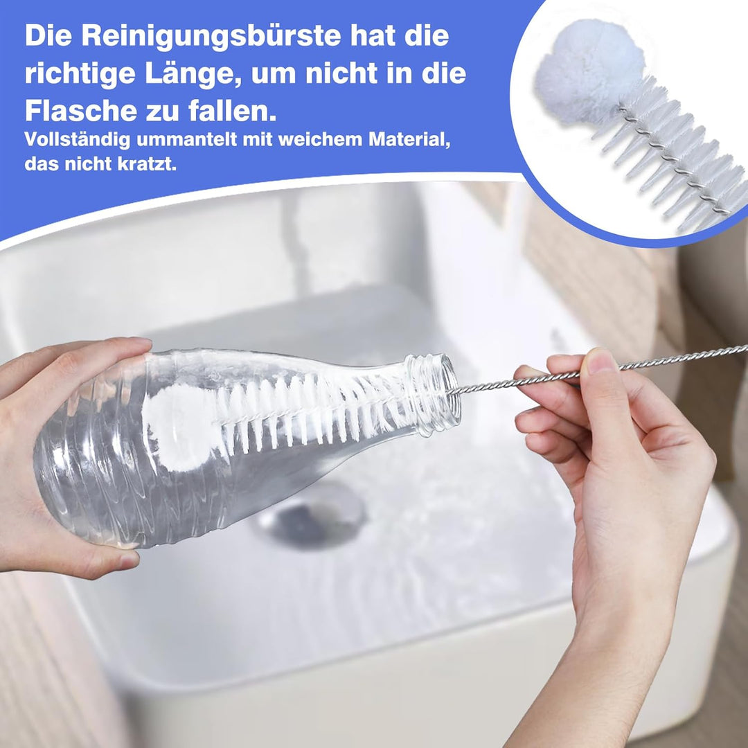 HOMMAND Flaschenhalter für SodaStream Crystal und Emil Flaschen, Edelstahl Flaschenhalter Abtropfges
