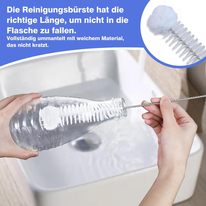 HOMMAND Flaschenhalter für SodaStream Crystal und Emil Flaschen, Edelstahl Flaschenhalter Abtropfges