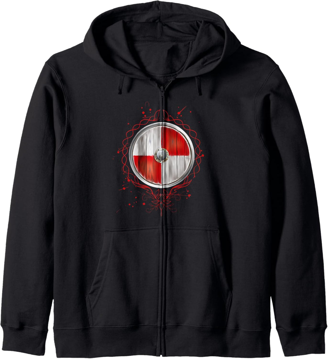 Viking Shield Geschenk Mythologie Viking Kapuzenjacke