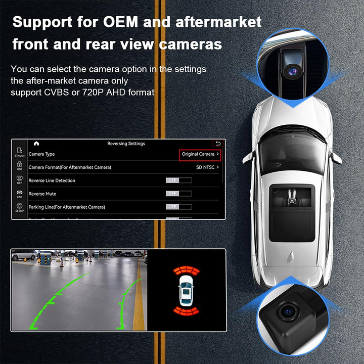 PEMP 10,25" Linux-Bildschirm E70 E71 CIC Wireless CarPlay Nachrüstung Android Auto, 1920 x 720 Displ