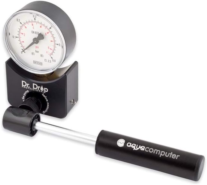 Aqua Computer Compatible Dr. Drop Professional Druckprüfgerät inkl. Luftpumpe