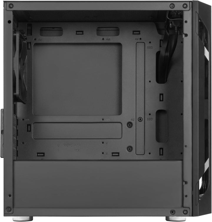 SilverStone Technology FARA H1M, Micro-ATX, Stahlgitter, Hartglas-Seitenblende, Kunststoff, Stahlgeh