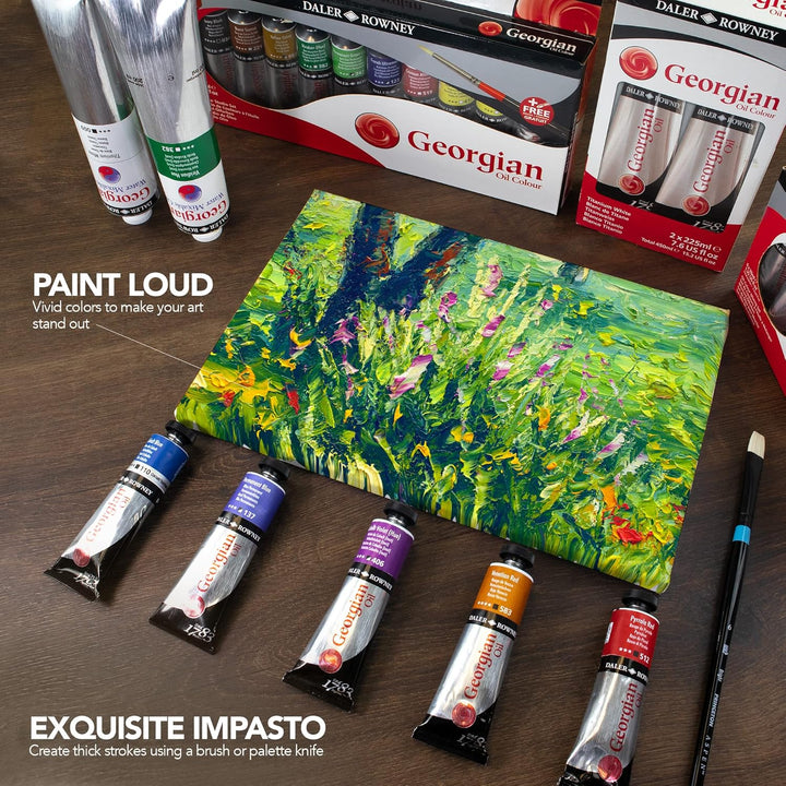 Georgian Oil Colour Colour 225 ml by DALER-ROWNEY - Raw Umber
