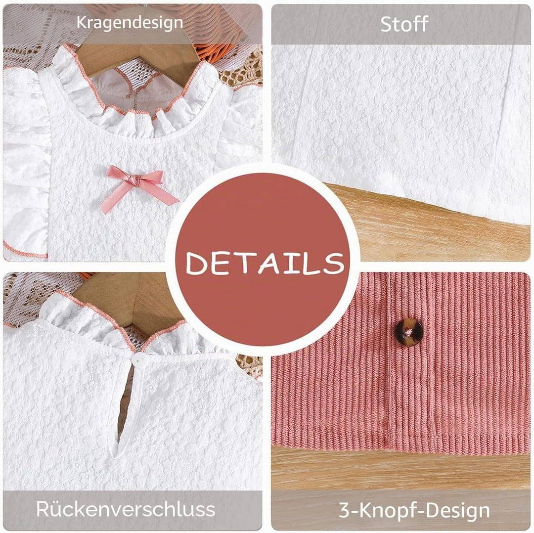 Kleinkind Baby Mädchen Outfits Rüschen Ärmellose Hemden Tops + Elegant Schleife Mini Rock 2 Stück Fr