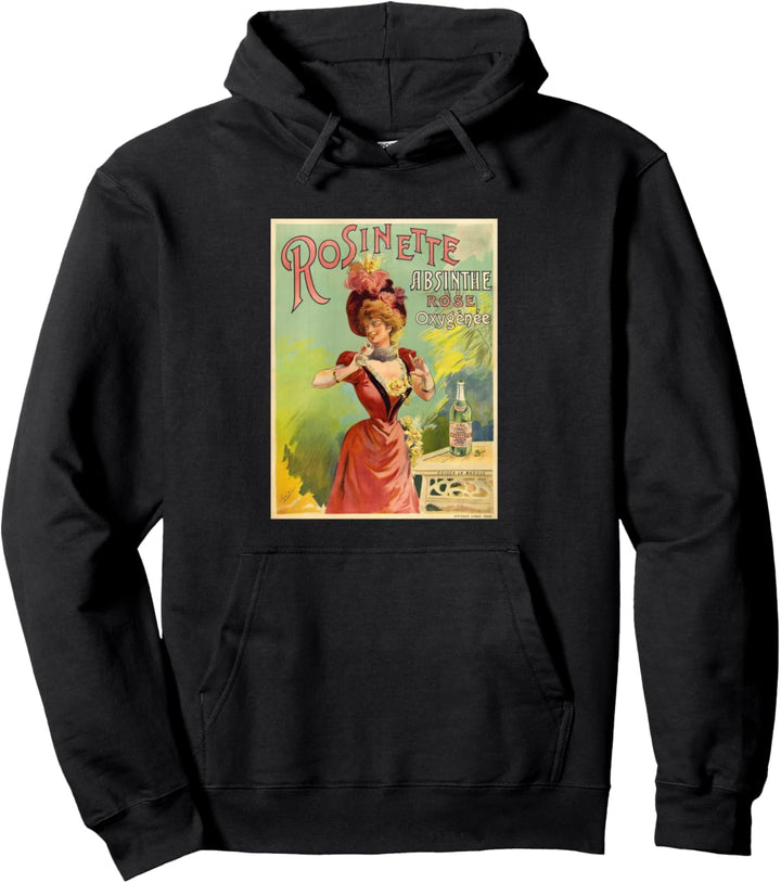Weinleseplakat - Kolophonium-Absinth Pullover Hoodie