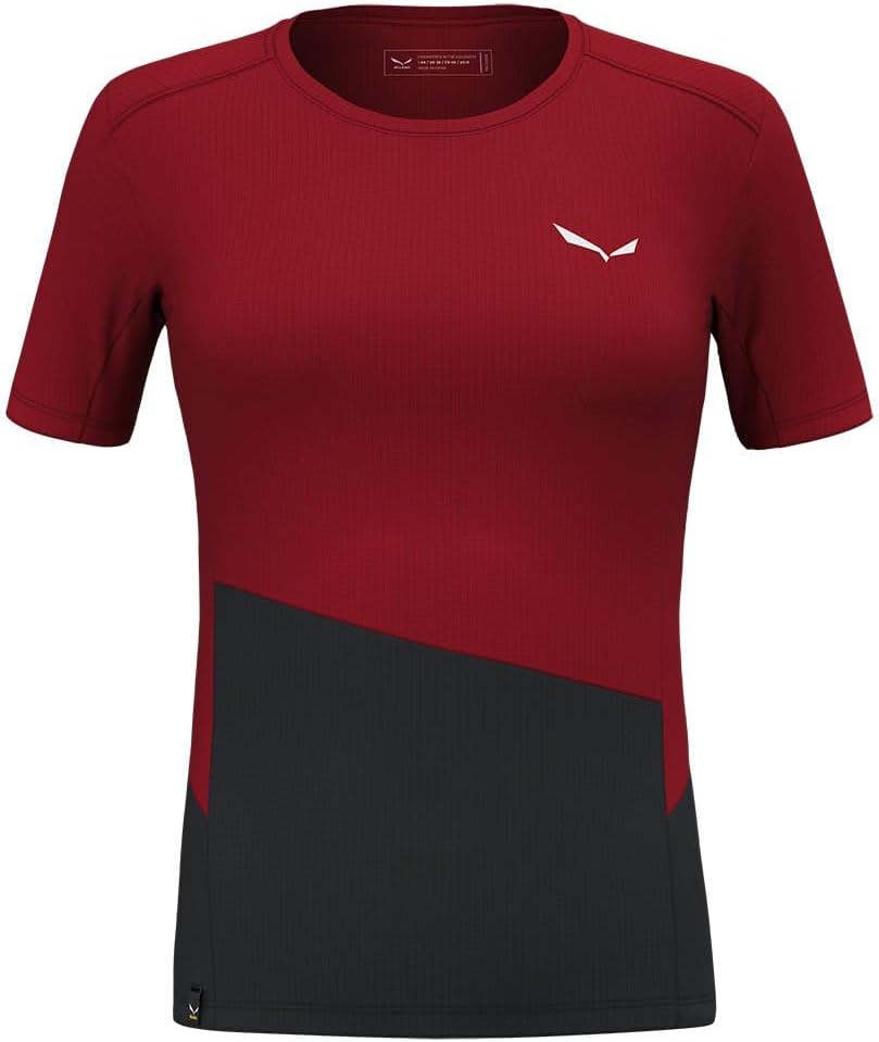 Salewa Damen Puez Sporty Dry T-Shirt, Syrah, 42