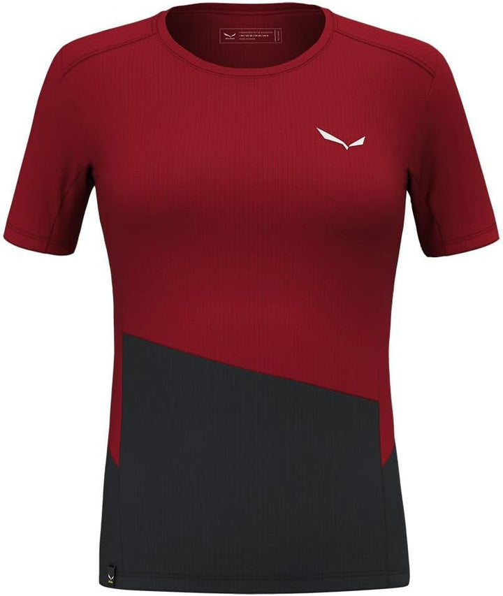 Salewa Damen Puez Sporty Dry T-Shirt, Syrah, 42