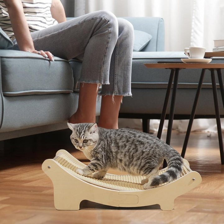 Katzen Sisal Stuhl, Katzen Kratzpappe Liegestuhl, Katzenbett Hammock, Matratzenbezug Belastbar Mit 1