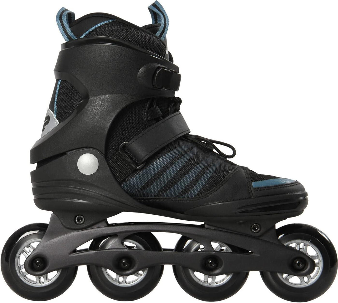 K2 Skates Damen Inline Skates ALEXIS 84 SPEED ALU, black - steel blue, 30D0270 black - steel blue EU