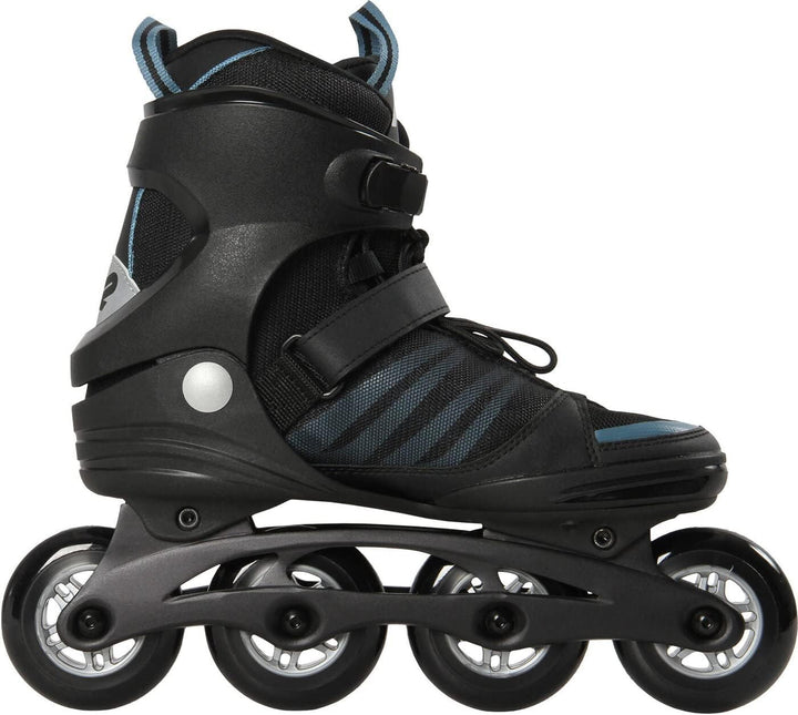 K2 Skates Damen Inline Skates ALEXIS 84 SPEED ALU, black - steel blue, 30D0270 black - steel blue EU