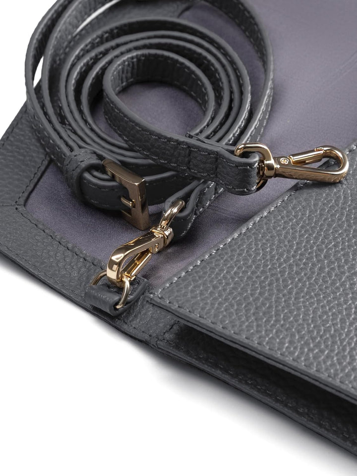 Lazarotti Bologna Leder Handtasche Damen | abnehm- & längenverstellbarer Schulterriemen | mittelgros
