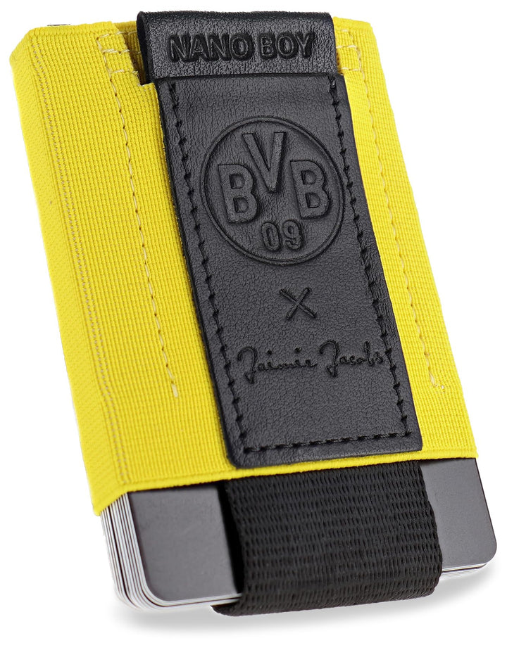 Jaimie Jacobs Borussia Dortmund X Nano Boy Mini Wallet kleine Geldbörse aus Textil, Kartenetui Fanar