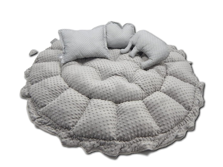 LOOLAY ENGELSNEST Kingsize XXL BABYNEST Nestchen-Ø 90cm Krabbledecke-Ø 155cm 2seitig Babynestchen Ba