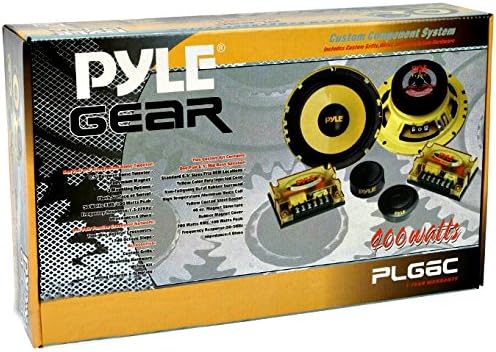 Pyle 1 kit 2 Wege PLG6C Lautsprecher 6,5" 16,5 cm 200 watt rms und 400 watt max impedanz 4 ohm mit w