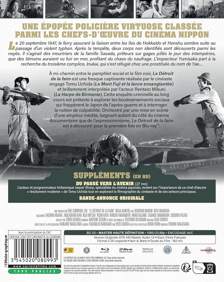 Le détroit de la faim [Blu-ray] [FR Import], Blu-ray