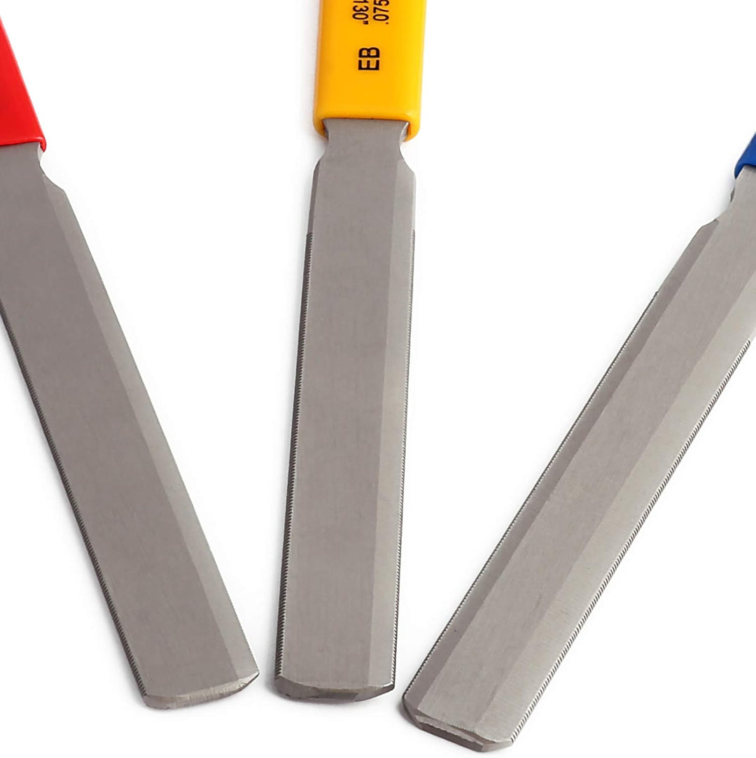 Holmer Bass Gitarre Nut Feilen Double Edge Nut Slotting File Set Fret Crowning Feilen Luthier Tools