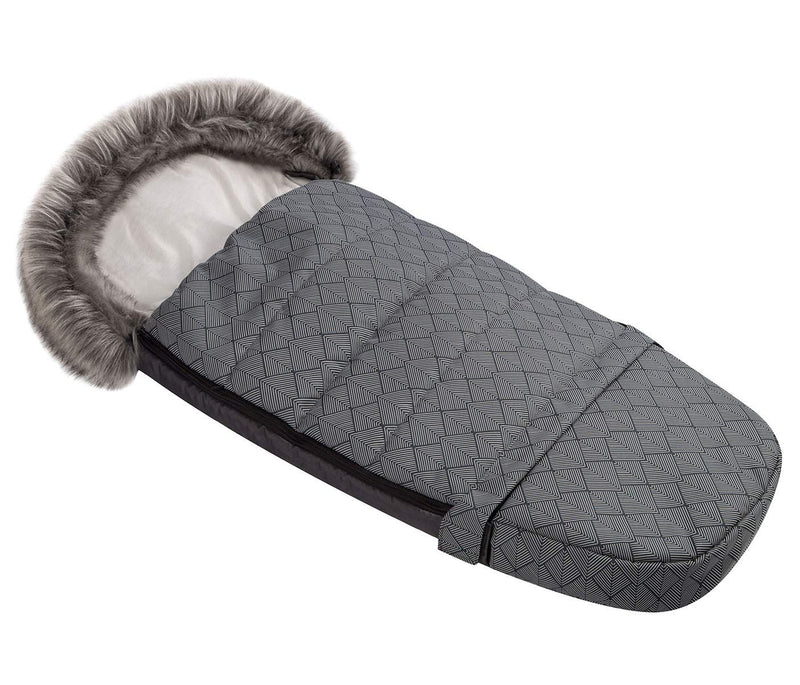 Baby PREMIUM Fusssack WinterFusssack für Kinderwagen Masse 85/105 cm für Buggy Fischgrätenmuster [07